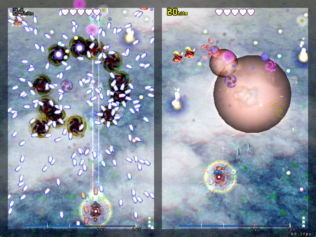 獣王園プレイ画面「魔理沙VS清蘭」