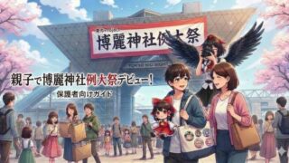 親子で「博麗神社例大祭」デビュー！失敗しないための事前準備と当日の楽しみ方【保護者向け】アイキャッチ画像