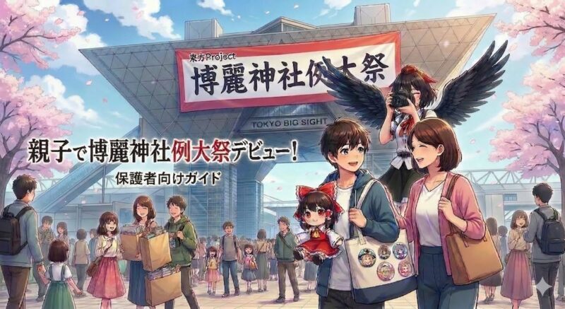 親子で「博麗神社例大祭」デビュー！失敗しないための事前準備と当日の楽しみ方【保護者向け】アイキャッチ画像