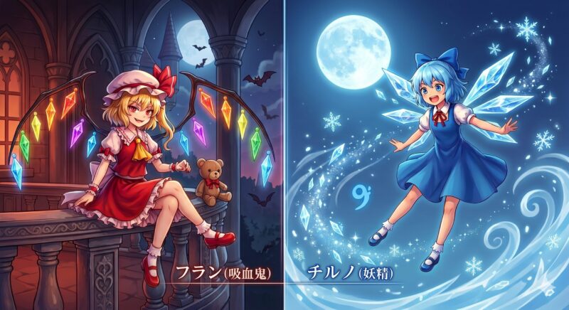 フランとチルノの画像