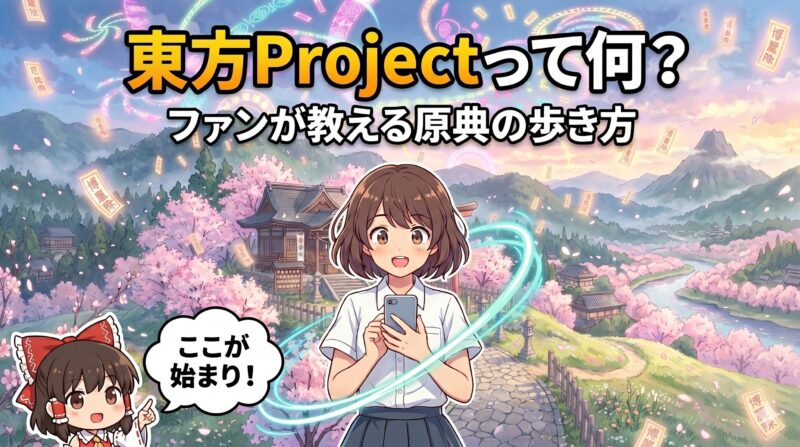 東方Projectとは？公式アニメはない？10年以上のファンが教える原作の基本アイキャッチ画像